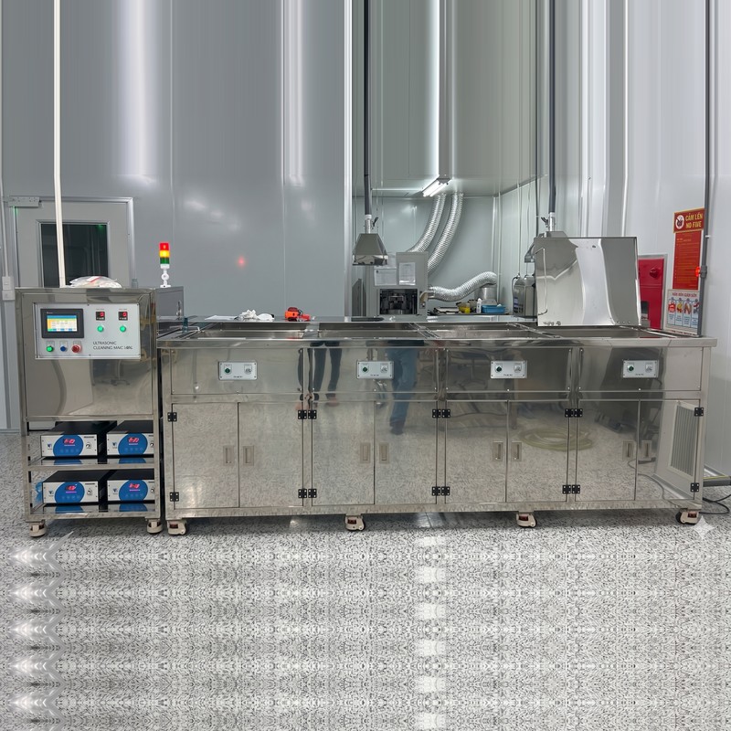 Máy rửa siêu âm 4 bể Ultrasonic 4 Tanks công nghiệp